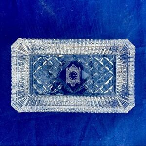 Elegant Waterford Lead Crystal Candy Dish Marshall Field’s 2004